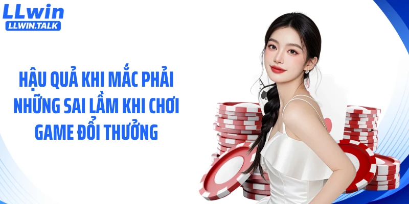 Hậu quả khi mắc phải những sai lầm khi chơi game đổi thưởng